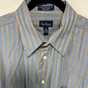 Paul Frederick Button Up Dress Shirt 17 1/2 X 33